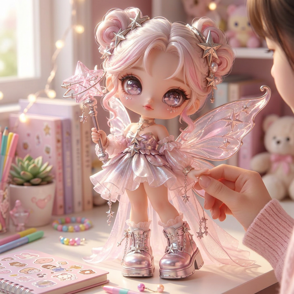 Stardust Fairy Wing Collectible Doll — detail view 2
