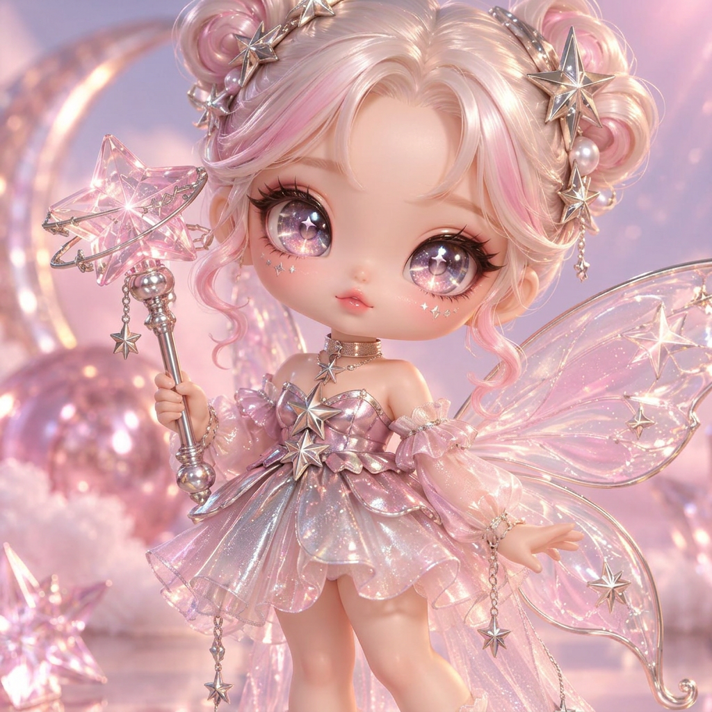 Stardust Fairy Wing Collectible Doll — detail view 3