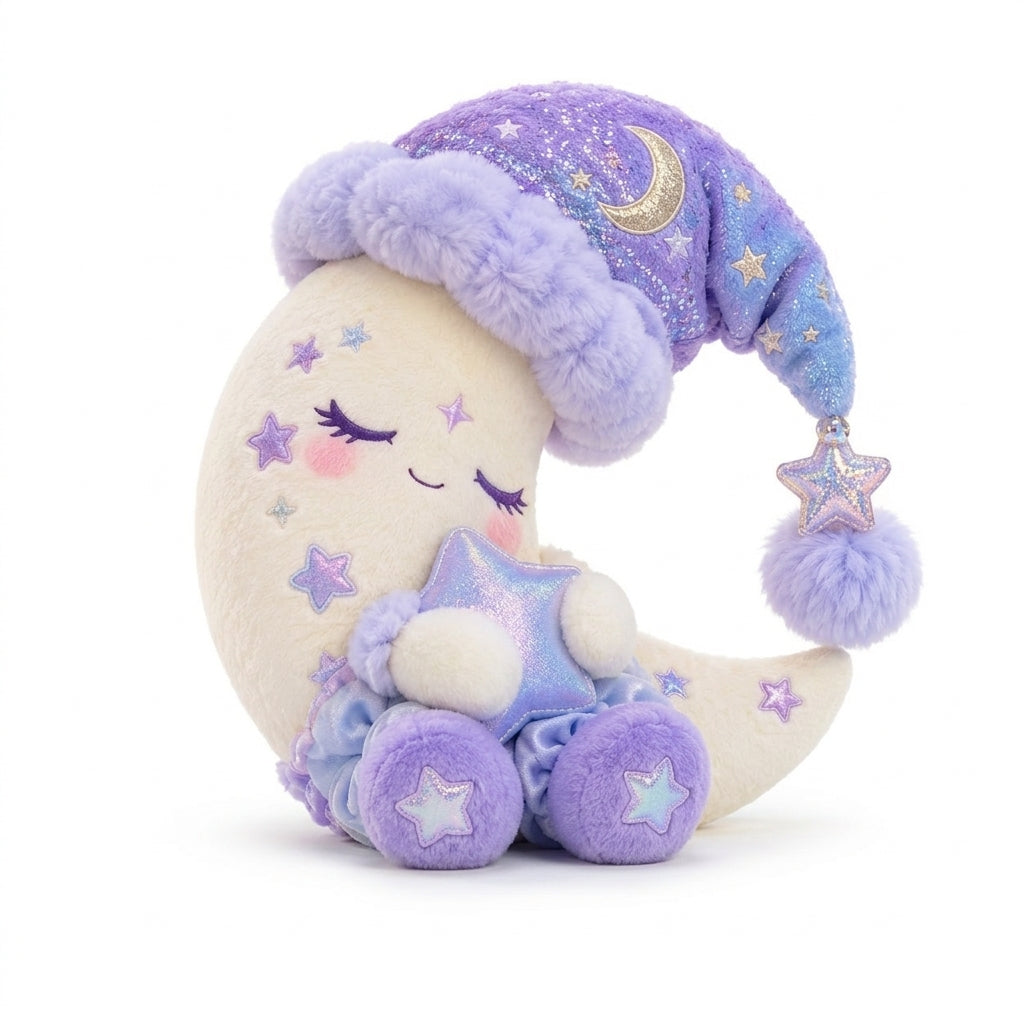 Sleepy Moon Star-Hug Plush Doll — detail view 4